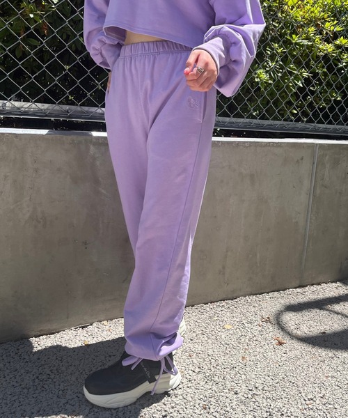 OLIVE des OLIVE（オリーブデオリーブ）の「スウェットパンツ（スウェットパンツ・レディース・ブラック/パープル/ピンク・FREE）」の16枚目の写真