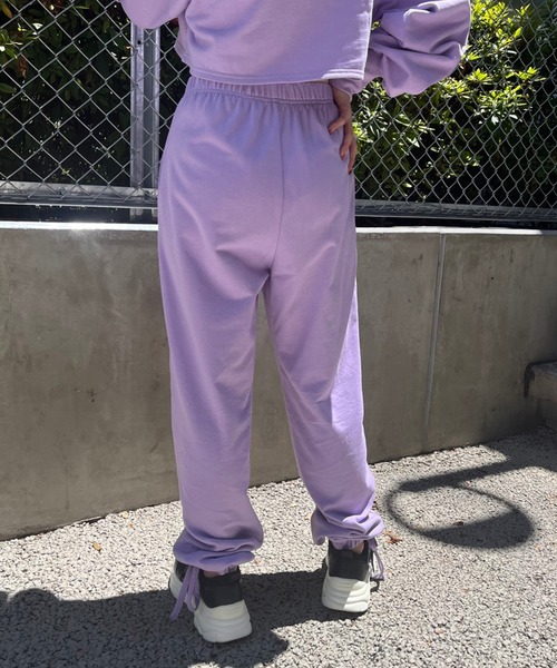 OLIVE des OLIVE（オリーブデオリーブ）の「スウェットパンツ（スウェットパンツ・レディース・ブラック/パープル/ピンク・FREE）」の17枚目の写真