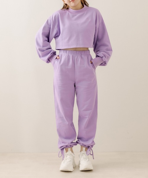 OLIVE des OLIVE（オリーブデオリーブ）の「スウェットパンツ（スウェットパンツ・レディース・ブラック/パープル/ピンク・FREE）」の18枚目の写真