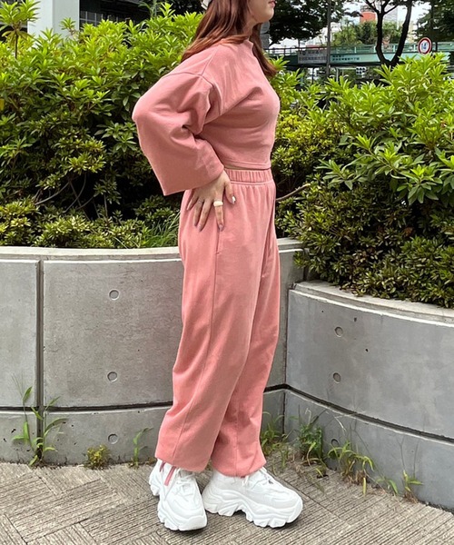 OLIVE des OLIVE（オリーブデオリーブ）の「スウェットパンツ（スウェットパンツ・レディース・ブラック/パープル/ピンク・FREE）」の21枚目の写真