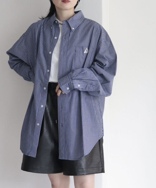 GEVACO（ゲバコ）の「【GEVACO/ゲバコ】高密度タイプライターBIGシャツ（シャツ/ブラウス・レディース・ブルー系その他3/ブルー系その他/ブラック系その他/オフホワイト・38）」の16枚目の写真