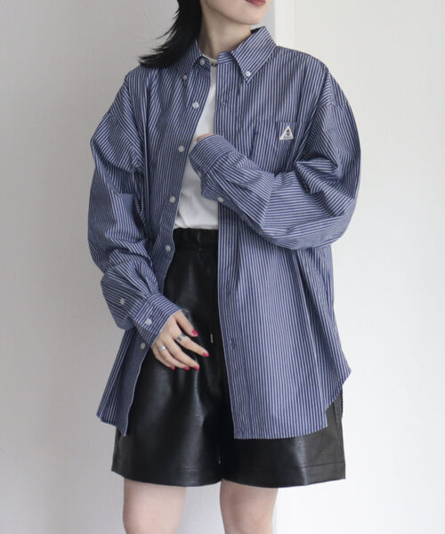 GEVACO（ゲバコ）の「【GEVACO/ゲバコ】高密度タイプライターBIGシャツ（シャツ/ブラウス・レディース・ブルー系その他3/ブルー系その他/ブラック系その他/オフホワイト・38）」の17枚目の写真