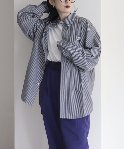 GEVACO（ゲバコ）の「【GEVACO/ゲバコ】高密度タイプライターBIGシャツ（シャツ/ブラウス・レディース・ブルー系その他3/ブルー系その他/ブラック系その他/オフホワイト・38）」の22枚目の写真