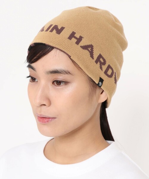MOUNTAIN HARDWEAR(マウンテンハードウェアー)の「【Mountain Hardwear】イコノカラービーニー(ニットキャップ/ビーニー・メンズ・ネイビー/ブラウン/グレー/ライトグリーン・ONE SIZE)」の3枚目の写真