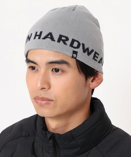 MOUNTAIN HARDWEAR(マウンテンハードウェアー)の「【Mountain Hardwear】イコノカラービーニー(ニットキャップ/ビーニー・メンズ・ネイビー/ブラウン/グレー/ライトグリーン・ONE SIZE)」の2枚目の写真