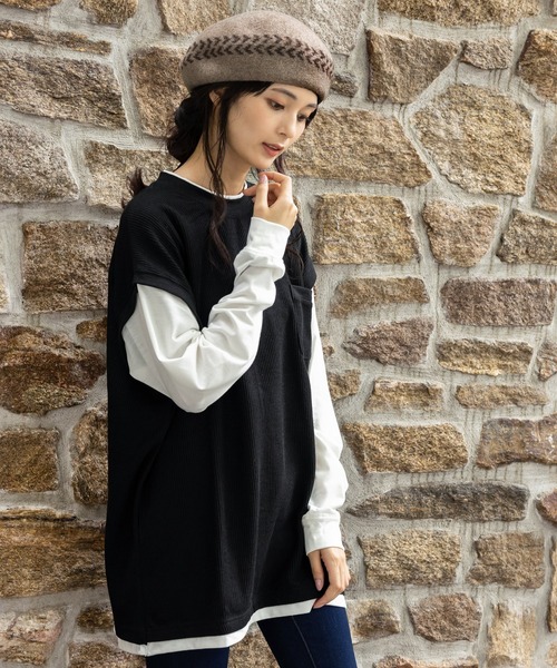 QUEENHEAD（クイーンヘッド）の「アイビーバスクベレー帽（ハンチング/ベレー帽・レディース・ブラック/ベージュ/グレー/レッド/グリーン・FREE）」の7枚目の写真