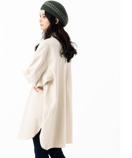 QUEENHEAD（クイーンヘッド）の「アイビーバスクベレー帽（ハンチング/ベレー帽・レディース・ブラック/ベージュ/グレー/レッド/グリーン・FREE）」の15枚目の写真