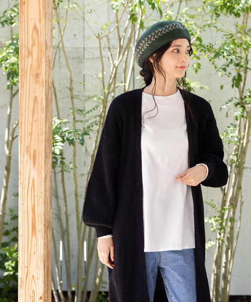 QUEENHEAD（クイーンヘッド）の「アイビーバスクベレー帽（ハンチング/ベレー帽・レディース・ブラック/ベージュ/グレー/レッド/グリーン・FREE）」の11枚目の写真