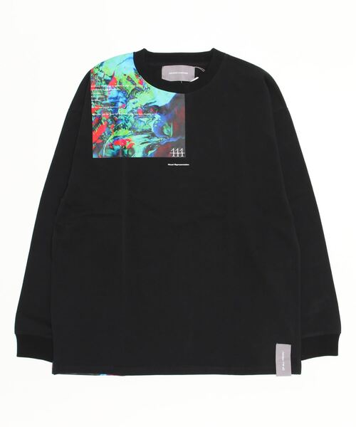 A4A（エーフォーエー）の「A4A/エーフォーエー/SURFACE LST（Tシャツ/カットソー・メンズ・ホワイト/ブラック・F）」の2枚目の写真