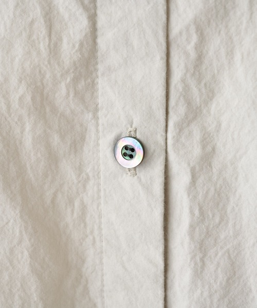 BEARDSLEY（ビアズリー）の「タイプライターギャザーシャツ（シャツ/ブラウス・レディース・グレー/ホワイト・FREE）」の18枚目の写真