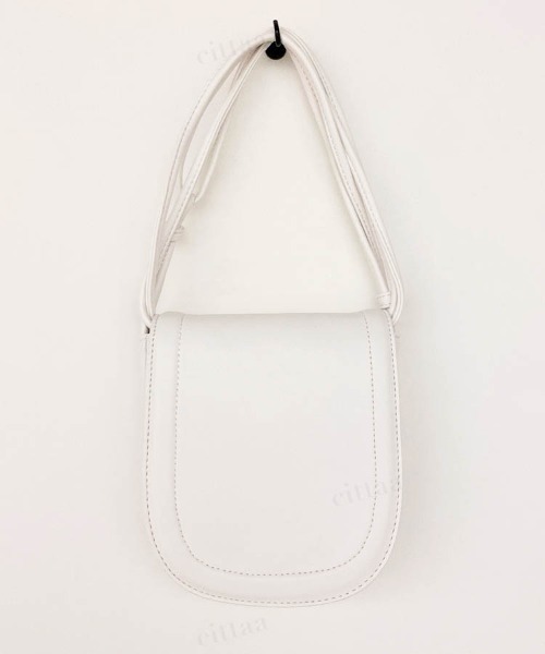 Dalfwin（ダールフィン）の「ラウンドミニスマホショルダーバッグ（ショルダーバッグ・レディース・ホワイト/ブラック/シルバー・FREE）」の12枚目の写真