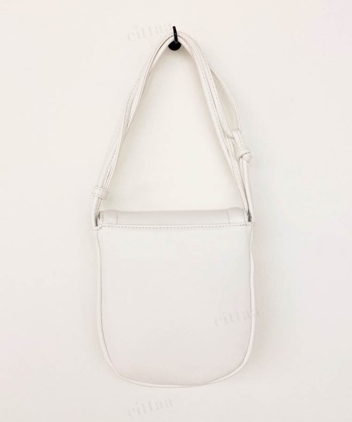 Dalfwin（ダールフィン）の「ラウンドミニスマホショルダーバッグ（ショルダーバッグ・レディース・ホワイト/ブラック/シルバー・FREE）」の20枚目の写真