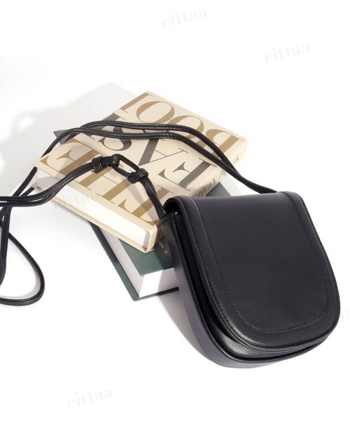 Dalfwin（ダールフィン）の「ラウンドミニスマホショルダーバッグ（ショルダーバッグ・レディース・ホワイト/ブラック/シルバー・FREE）」の5枚目の写真