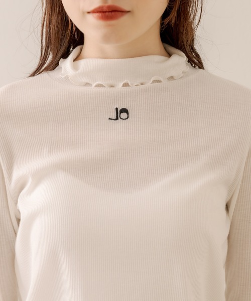 OLIVE des OLIVE(オリーブデオリーブ)の「リブタートルインナー(Tシャツ/カットソー・レディース・ブラック/オフホワイト・FREE)」の10枚目の写真