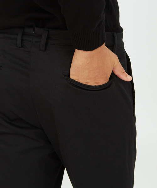 DESIGNWORKS(デザインワークス)の「リバーストレッチテーパードパンツ(チノパンツ・メンズ・ホワイト/ブラック/グレー・44/46/48/50)」の8枚目の写真