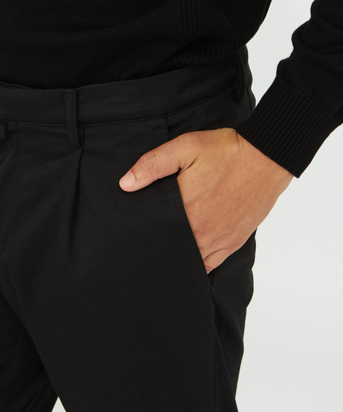 DESIGNWORKS(デザインワークス)の「リバーストレッチテーパードパンツ(チノパンツ・メンズ・ホワイト/ブラック/グレー・44/46/48/50)」の11枚目の写真
