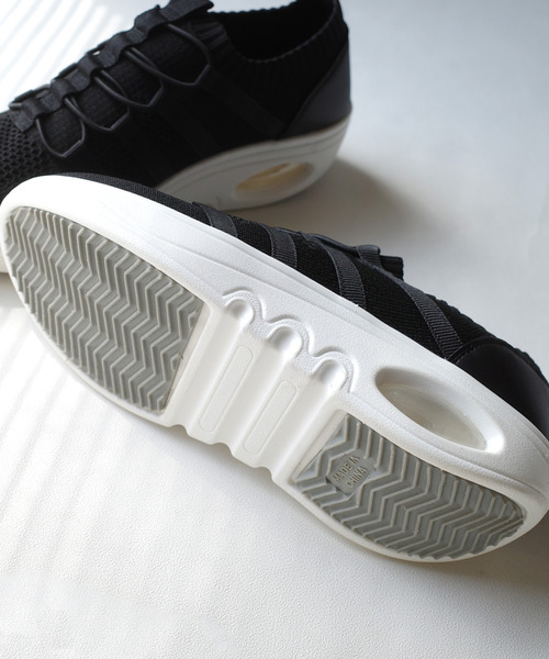 AmiAmi（アミアミ）の「ストレッチニットスニーカー /エアーソールスリッポン（スニーカー・レディース・ホワイト/ライトグレー/ブラック・22.5cm/23cm/23.5cm/24cm/24.5cm/25cm）」の19枚目の写真
