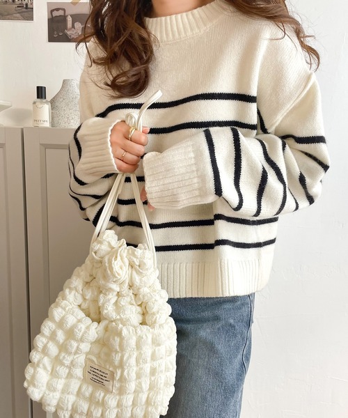 【milybilet】愛らしさNo,1！2wayぽこぽこ巾着バッグ