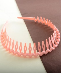 TONE SELECT GOODS（トーンセレクトグッズ）の「【float】マットカラー ギザギザ コームカチューシャ【12色展開】（カチューシャ）」