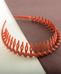 TONE SELECT GOODS（トーンセレクトグッズ）の「【float】マットカラー ギザギザ コームカチューシャ【12色展開】（カチューシャ）」