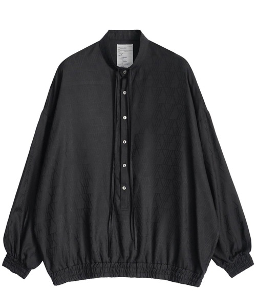 SHAREEF（シャリーフ）の「SHADOW JQ L/S SMOCK（シャツ/ブラウス・メンズ・ホワイト/ブラック/パープル・2/3/1）」の4枚目の写真