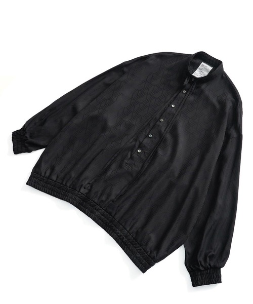 SHAREEF（シャリーフ）の「SHADOW JQ L/S SMOCK（シャツ/ブラウス・メンズ・ホワイト/ブラック/パープル・2/3/1）」の5枚目の写真