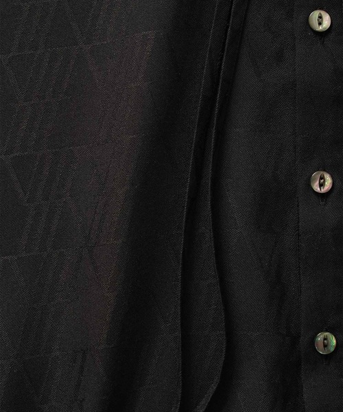 SHAREEF（シャリーフ）の「SHADOW JQ L/S SMOCK（シャツ/ブラウス・メンズ・ホワイト/ブラック/パープル・2/3/1）」の8枚目の写真