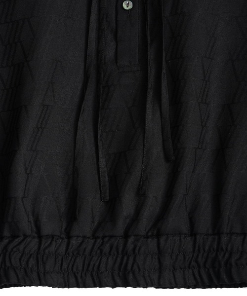 SHAREEF（シャリーフ）の「SHADOW JQ L/S SMOCK（シャツ/ブラウス・メンズ・ホワイト/ブラック/パープル・2/3/1）」の10枚目の写真