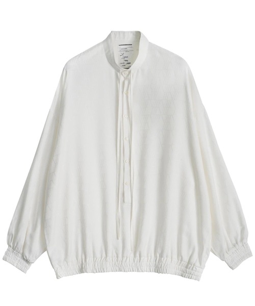 SHAREEF（シャリーフ）の「SHADOW JQ L/S SMOCK（シャツ/ブラウス・メンズ・ホワイト/ブラック/パープル・2/3/1）」の12枚目の写真