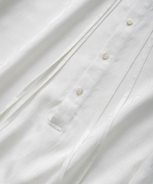 SHAREEF（シャリーフ）の「SHADOW JQ L/S SMOCK（シャツ/ブラウス・メンズ・ホワイト/ブラック/パープル・2/3/1）」の15枚目の写真