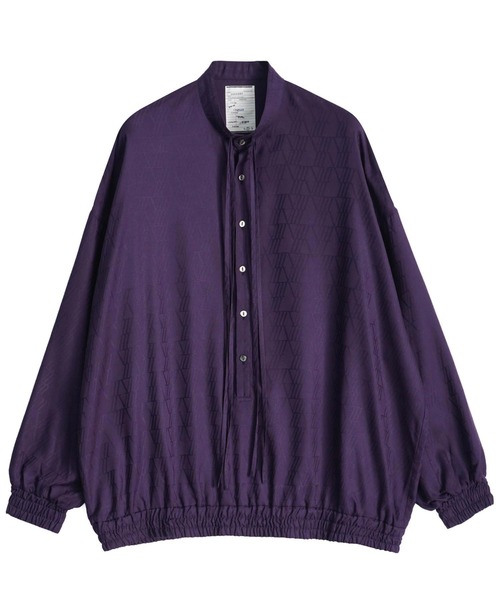 SHAREEF（シャリーフ）の「SHADOW JQ L/S SMOCK（シャツ/ブラウス・メンズ・ホワイト/ブラック/パープル・2/3/1）」の16枚目の写真