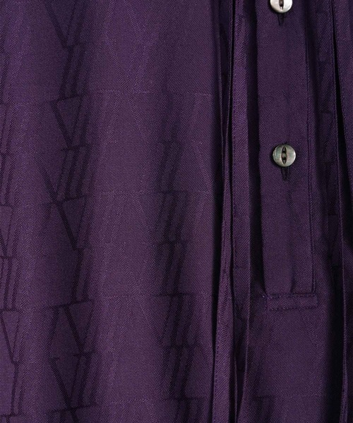 SHAREEF（シャリーフ）の「SHADOW JQ L/S SMOCK（シャツ/ブラウス・メンズ・ホワイト/ブラック/パープル・2/3/1）」の19枚目の写真