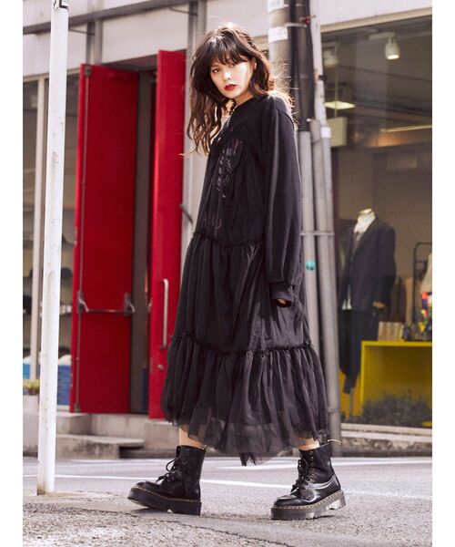 長袖ワンピース