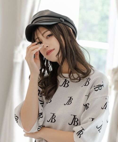 Julia Boutique（ジュリアブティック）の「ベルトデザインフェイクレザーキャスケット/22658（キャスケット・レディース・ベージュ/ブラウン/ブラック・ONE）」の21枚目の写真