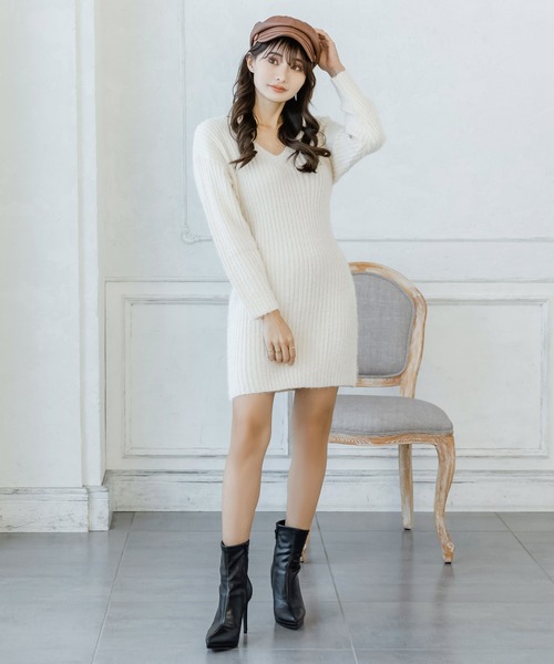 Julia Boutique（ジュリアブティック）の「ベルトデザインフェイクレザーキャスケット/22658（キャスケット・レディース・ベージュ/ブラウン/ブラック・ONE）」の5枚目の写真