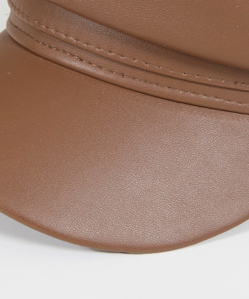 Julia Boutique（ジュリアブティック）の「ベルトデザインフェイクレザーキャスケット/22658（キャスケット・レディース・ベージュ/ブラウン/ブラック・ONE）」の13枚目の写真