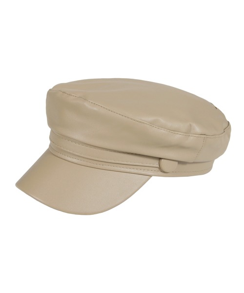 Julia Boutique（ジュリアブティック）の「ベルトデザインフェイクレザーキャスケット/22658（キャスケット・レディース・ベージュ/ブラウン/ブラック・ONE）」の18枚目の写真