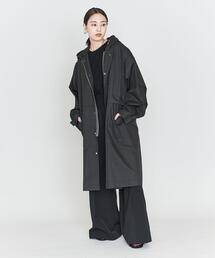 ASTRAET | ＜ASTRAET＞コットン ギャバ フーデッドコート(モッズコート)