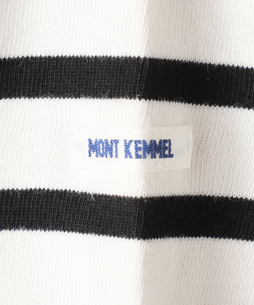 B.C STOCK(ベーセーストック)の「【MONTKEMMEL / モンケメル】別注 フルボーダー ボートネックロンT(Tシャツ/カットソー・メンズ・ブラック/ブルー系その他・MEDIUM/LARGE)」の21枚目の写真