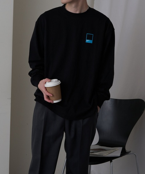 COLONY 2139（コロニートゥーワンスリーナイン）の「裾ラウンドクループリントT（Tシャツ/カットソー・メンズ・ホワイト/ブラック・MEDIUM/LARGE）」の20枚目の写真