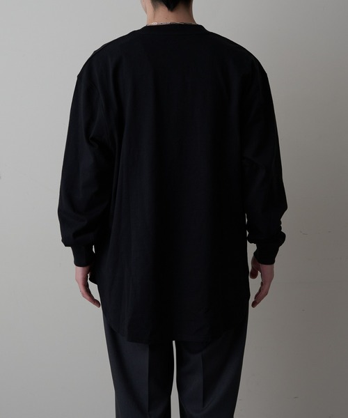 COLONY 2139（コロニートゥーワンスリーナイン）の「裾ラウンドクループリントT（Tシャツ/カットソー・メンズ・ホワイト/ブラック・MEDIUM/LARGE）」の22枚目の写真