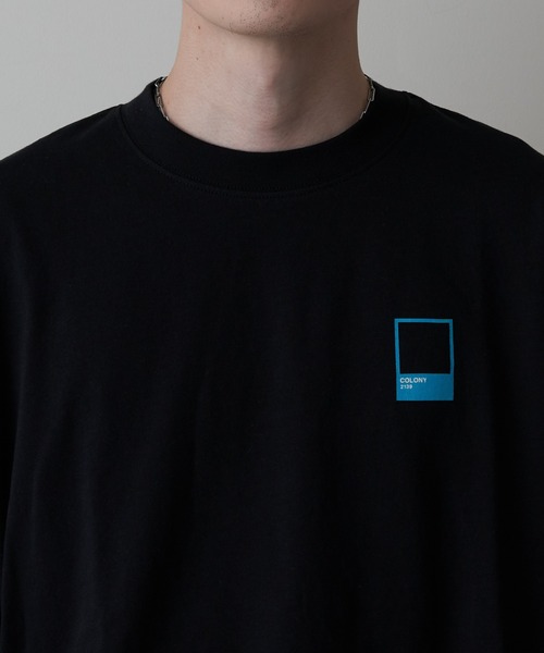 COLONY 2139（コロニートゥーワンスリーナイン）の「裾ラウンドクループリントT（Tシャツ/カットソー・メンズ・ホワイト/ブラック・MEDIUM/LARGE）」の19枚目の写真