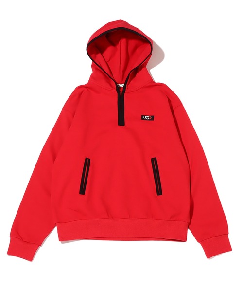 UGG（アグ）の「UGG@mos パイピングフーディー / アグ パイピングフーディー（パーカー・レディース・ブラック/グレー/レッド・XL/M/L）」の5枚目の写真