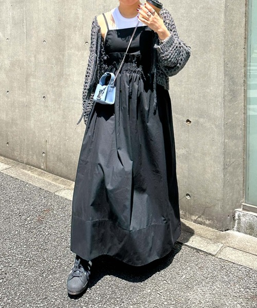 archives（アルシーヴ）の「【Limited item】MULTI WAY CAMISOLE ONE-PIECE（ワンピース・レディース・カーキ/ブラック/オフホワイト/アイボリー・MEDIUM）」の3枚目の写真