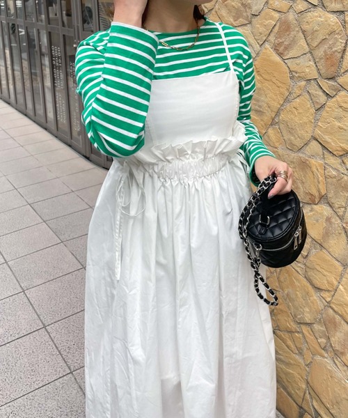 archives（アルシーヴ）の「【Limited item】MULTI WAY CAMISOLE ONE-PIECE（ワンピース・レディース・カーキ/ブラック/オフホワイト/アイボリー・MEDIUM）」の15枚目の写真