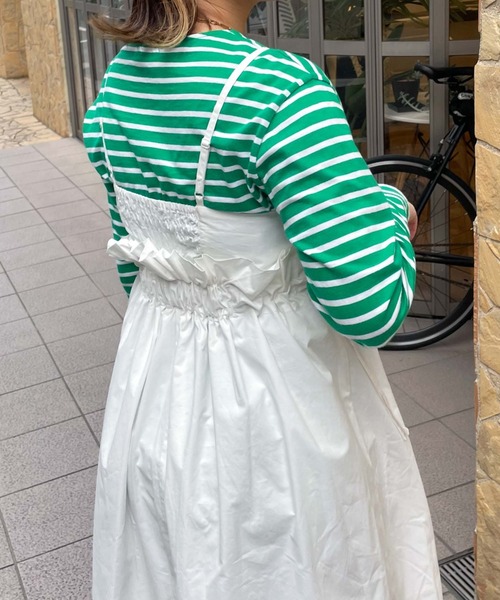 archives（アルシーヴ）の「【Limited item】MULTI WAY CAMISOLE ONE-PIECE（ワンピース・レディース・カーキ/ブラック/オフホワイト/アイボリー・MEDIUM）」の6枚目の写真