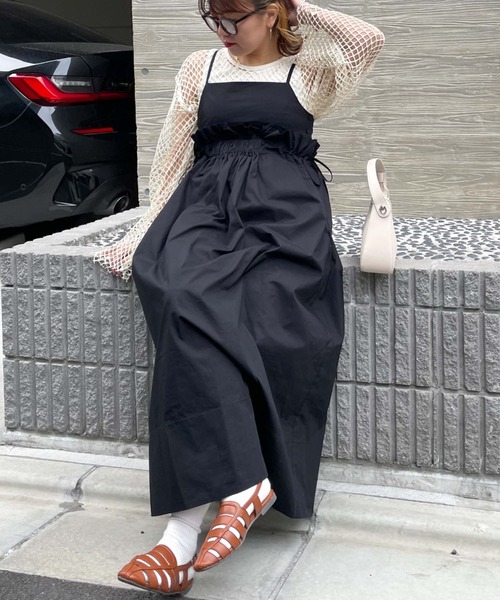 archives（アルシーヴ）の「【Limited item】MULTI WAY CAMISOLE ONE-PIECE（ワンピース・レディース・カーキ/ブラック/オフホワイト/アイボリー・MEDIUM）」の19枚目の写真