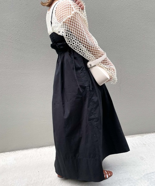 archives（アルシーヴ）の「【Limited item】MULTI WAY CAMISOLE ONE-PIECE（ワンピース・レディース・カーキ/ブラック/オフホワイト/アイボリー・MEDIUM）」の7枚目の写真