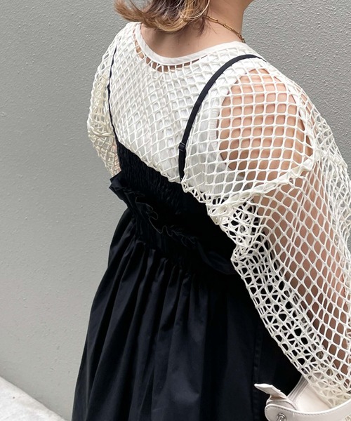 archives（アルシーヴ）の「【Limited item】MULTI WAY CAMISOLE ONE-PIECE（ワンピース・レディース・カーキ/ブラック/オフホワイト/アイボリー・MEDIUM）」の16枚目の写真