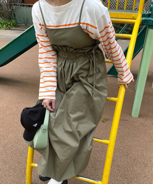 archives（アルシーヴ）の「【Limited item】MULTI WAY CAMISOLE ONE-PIECE（ワンピース・レディース・カーキ/ブラック/オフホワイト/アイボリー・MEDIUM）」の12枚目の写真